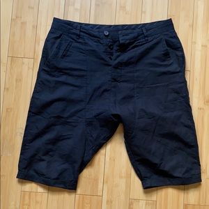 All Saints drop crotch shorts: originally pants